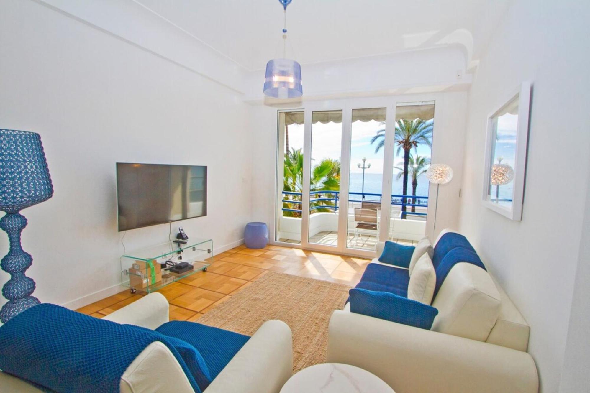 Promenade Des Anglais - Sea View 2Bdr Nizza Exterior foto