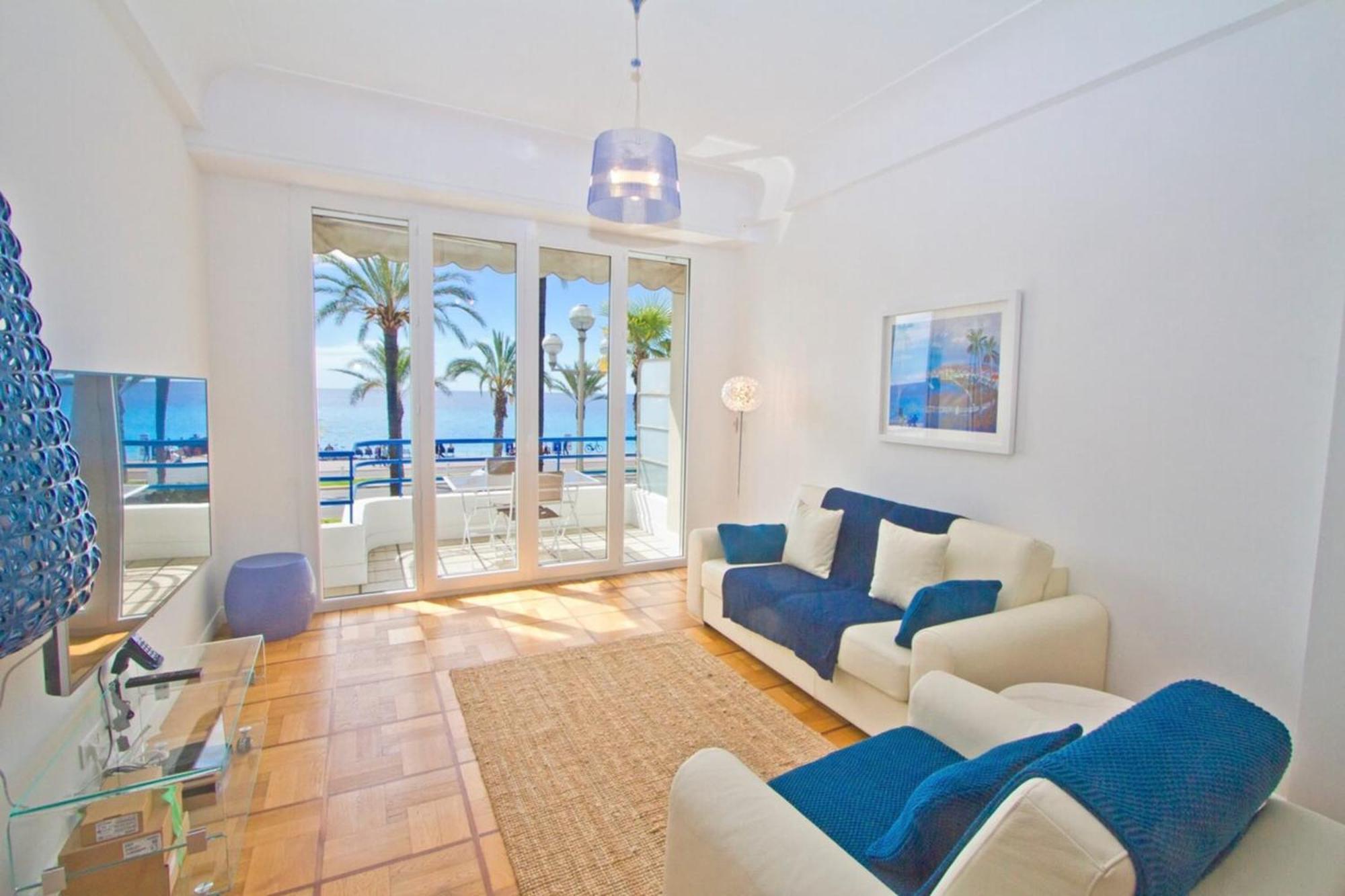 Promenade Des Anglais - Sea View 2Bdr Nizza Exterior foto